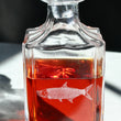 Load image into Gallery viewer, Tarpon Engraved Whiskey Decanter - 26oz Square Crystal Decanter with Stopper