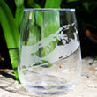 Load image into Gallery viewer, Hamptons Map Engraved Glasses