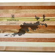 Load image into Gallery viewer, Tortola Map Engraved Wooden Serving Board & Bar Board
