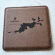 Load image into Gallery viewer, BVI Coaster Set - Dark Brown