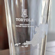 Load image into Gallery viewer, Tortola BVI Map Engraved Glasses