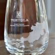 Load image into Gallery viewer, Tortola BVI Map Engraved Glasses