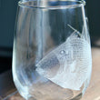 Load image into Gallery viewer, Triggerfish Engraved Glasses