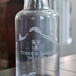Load image into Gallery viewer, Turks and Caicos Map Engraved Glass Carafe