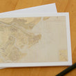 Load image into Gallery viewer, Tybee Island Map Notecards (1925) 4.25"x5.5"