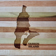 Load image into Gallery viewer, Vashon Island Map Engraved Wooden Serving Board & Bar Board