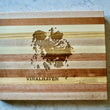 Load image into Gallery viewer, Vinalhaven Map Engraved Wooden Serving Board & Bar Board