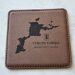 Load image into Gallery viewer, BVI Coaster Set - Dark Brown