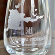 Load image into Gallery viewer, Virgin Gorda BVI Map Engraved Glasses