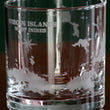 Load image into Gallery viewer, Virgin Islands Map Engraved Glasses