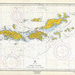 Load image into Gallery viewer, Virgin Islands Map - St. Thomas to Virgin Gorda 1962