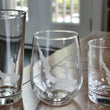 Load image into Gallery viewer, Walloon Lake (MI) Map Engraved Glasses