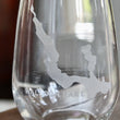 Load image into Gallery viewer, Walloon Lake (MI) Map Engraved Glasses