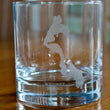 Load image into Gallery viewer, Whidbey Island Map Engraved Glasses