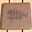 Load image into Gallery viewer, Lowcountry Inshore Slam Coaster Set - Dark Brown