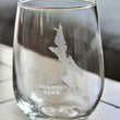 Load image into Gallery viewer, Thompson Lake (ME) Map Glasses