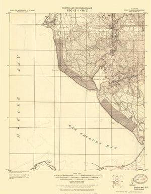 Point Clear - Weeks Bay, Alabama Map - 1921