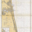 Load image into Gallery viewer, Amelia Island to St Augustine Map 1933 - Nautical Chart Print - Paper | Canvas | Metal
