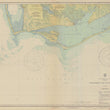 Load image into Gallery viewer, Apalachicola Bay to Cape San Blas - Historical Chart 1943 - Nautical Chart Print - Paper | Canvas | Metal
