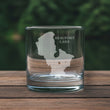 Load image into Gallery viewer, Beaufort Lake Map - Michigan - Laser Engraved Glasses
