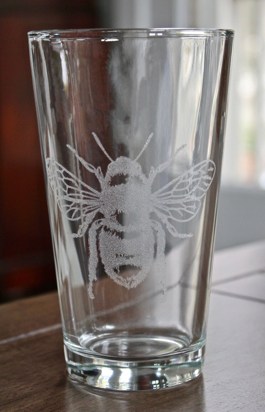 Bee Engraved Glasses