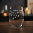 Load image into Gallery viewer, Bellerive Country Club - Laser Engraved Golf Course Map Glasses
