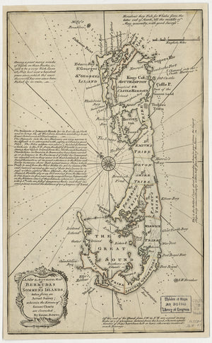 Bermuda Map from Actuarial Survey
