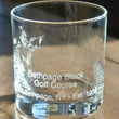 Load image into Gallery viewer, Bethpage Black Golf Course - Laser Engraved Course Map Glasses
