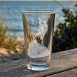 Load image into Gallery viewer, Block Island Map - Rhode Island - Laser Engraved Glasses
