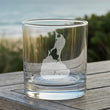 Load image into Gallery viewer, Block Island Map - Rhode Island - Laser Engraved Glasses
