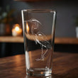 Load image into Gallery viewer, Blue Heron Laser Engraved Glasses - Coastal Gift
