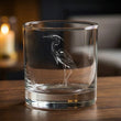 Load image into Gallery viewer, Blue Heron Laser Engraved Glasses - Coastal Gift
