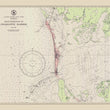 Load image into Gallery viewer, Boca Grande - Fun Pink &amp; Green -  Nautical Chart Sherpa Fleece Blanket

