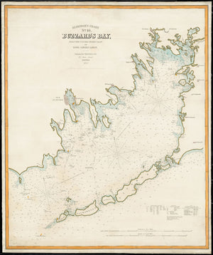 Buzzard's Bay  Map - Eldridge's Chart No. 10 - 1876