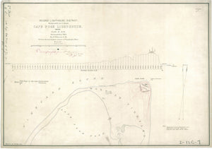 Cape Poge Lighthouse Site Plan - Martha's Vineyard 1896