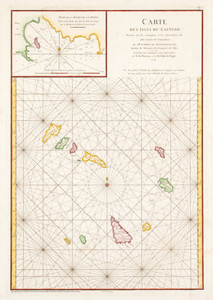 Cape Verde Islands  Map - 1774