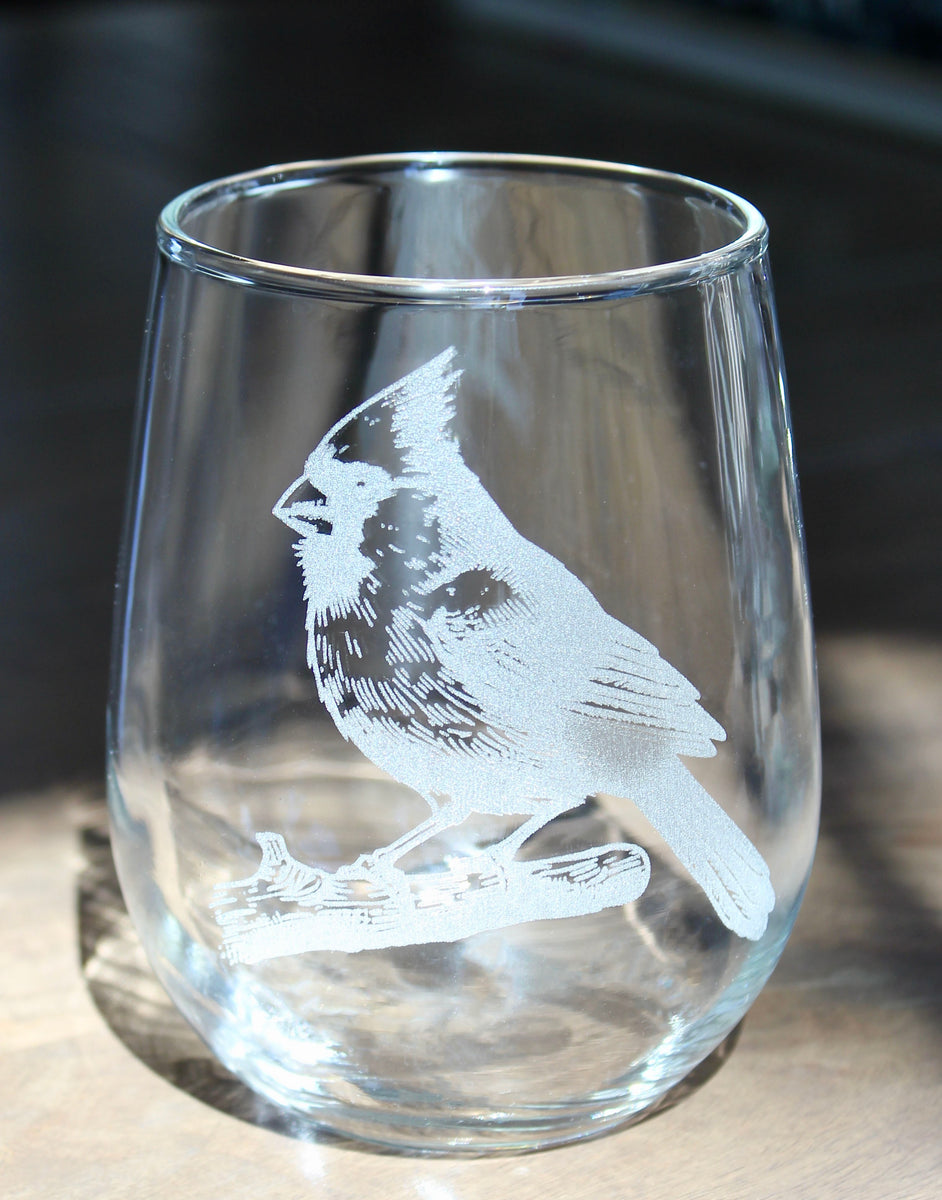 Cardinal Engraved Glasses – HullSpeed Designs
