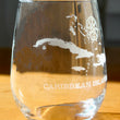 Load image into Gallery viewer, Caribbean Islands Map Engraved Glasses
