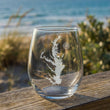 Load image into Gallery viewer, Chesapeake Bay Engraved Map Glasses
