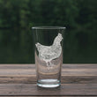 Load image into Gallery viewer, Hen Engraved Glasses
