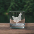 Load image into Gallery viewer, Hen Engraved Glasses
