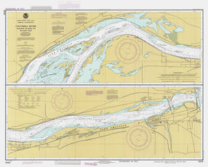 Columbia River Map - Blalock Islands - 1990