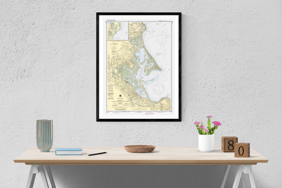 Duxbury, Kingston & Plymouth Harbors Map 1988 - Nautical Chart Print - Paper | Canvas | Metal