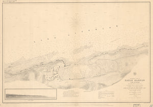 Eagle harbor - Lake Superior Map - 1855