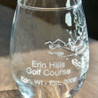 Load image into Gallery viewer, Erin Hills Golf Course - Laser Engraved Course Map Glasses
