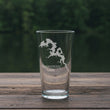 Load image into Gallery viewer, Evergreen Lake (IL) Map Engraved Glasses
