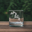 Load image into Gallery viewer, Evergreen Lake (IL) Map Engraved Glasses
