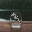 Load image into Gallery viewer, Evergreen Lake (IL) Map Engraved Glasses

