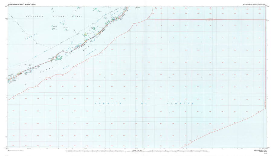 Islamorada (FL) Map - 1983