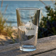 Load image into Gallery viewer, Faial Island Map Laser Engraved Glasses

